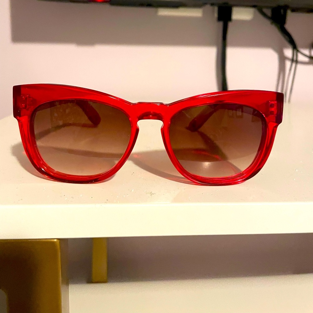 Red wildfox classic wayfarer sunglasses